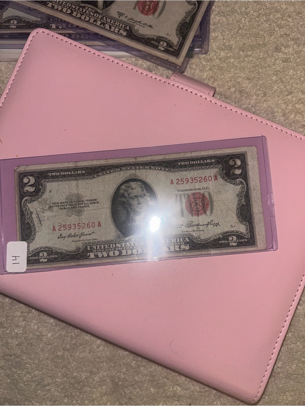 Red seals 1953 $2 bills!!!👀🥳🥳❌❌